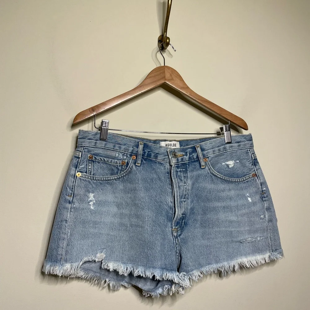 Agolde Parker Vintage Cut Off Short in Swapmeet